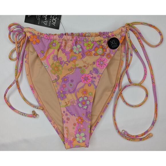 Cotton On Body Brazilian Floral Bikini Bottom Wear 3 Ways - Picture 7 of 11